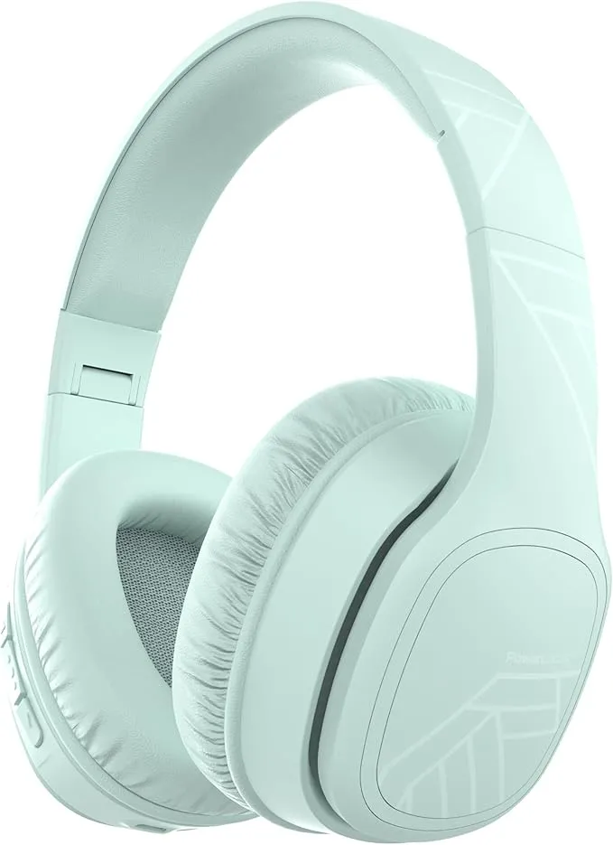 Słuchawki bezprzewodowe PowerLocus P7 Mint Nauszne Bluetooth 5.3 Miętowy