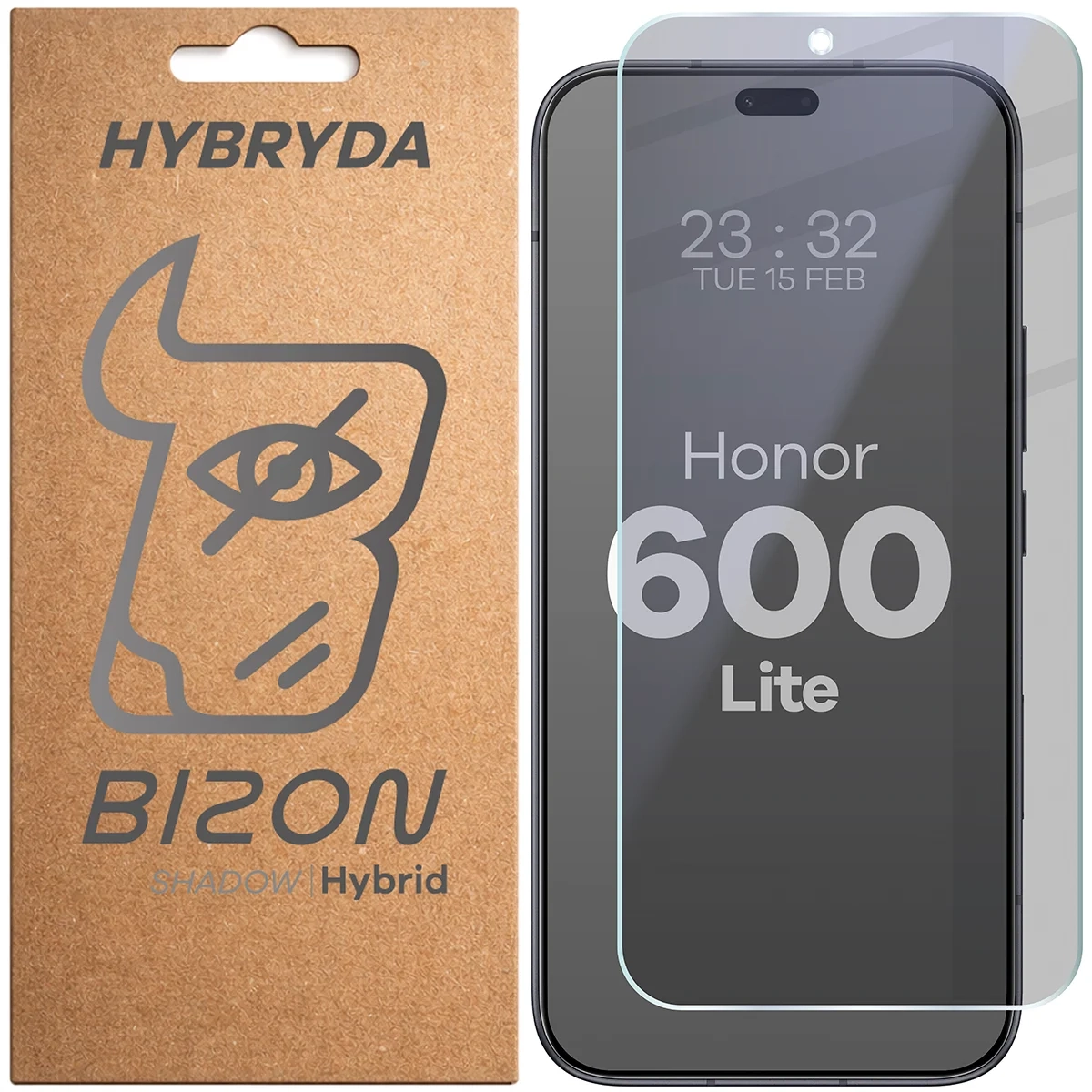 Szkło hybrydowe Bizon prywatyzujące Hybrid Shadow do Honor 600 Lite 5G