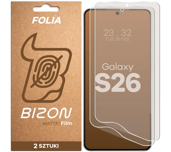 Bizon matowa Film Matte Duo do Galaxy S26 2 sztuki