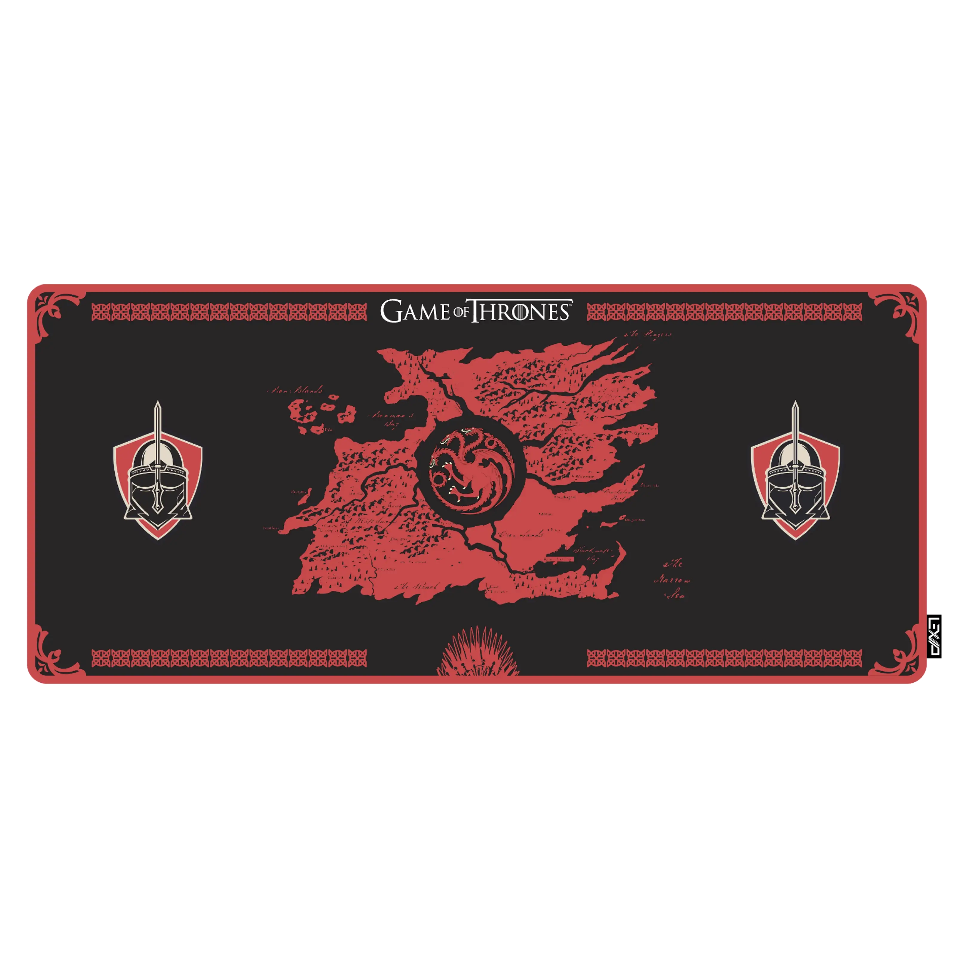Podkładka Lexip Targaryen Game of Thrones XXL Czarny