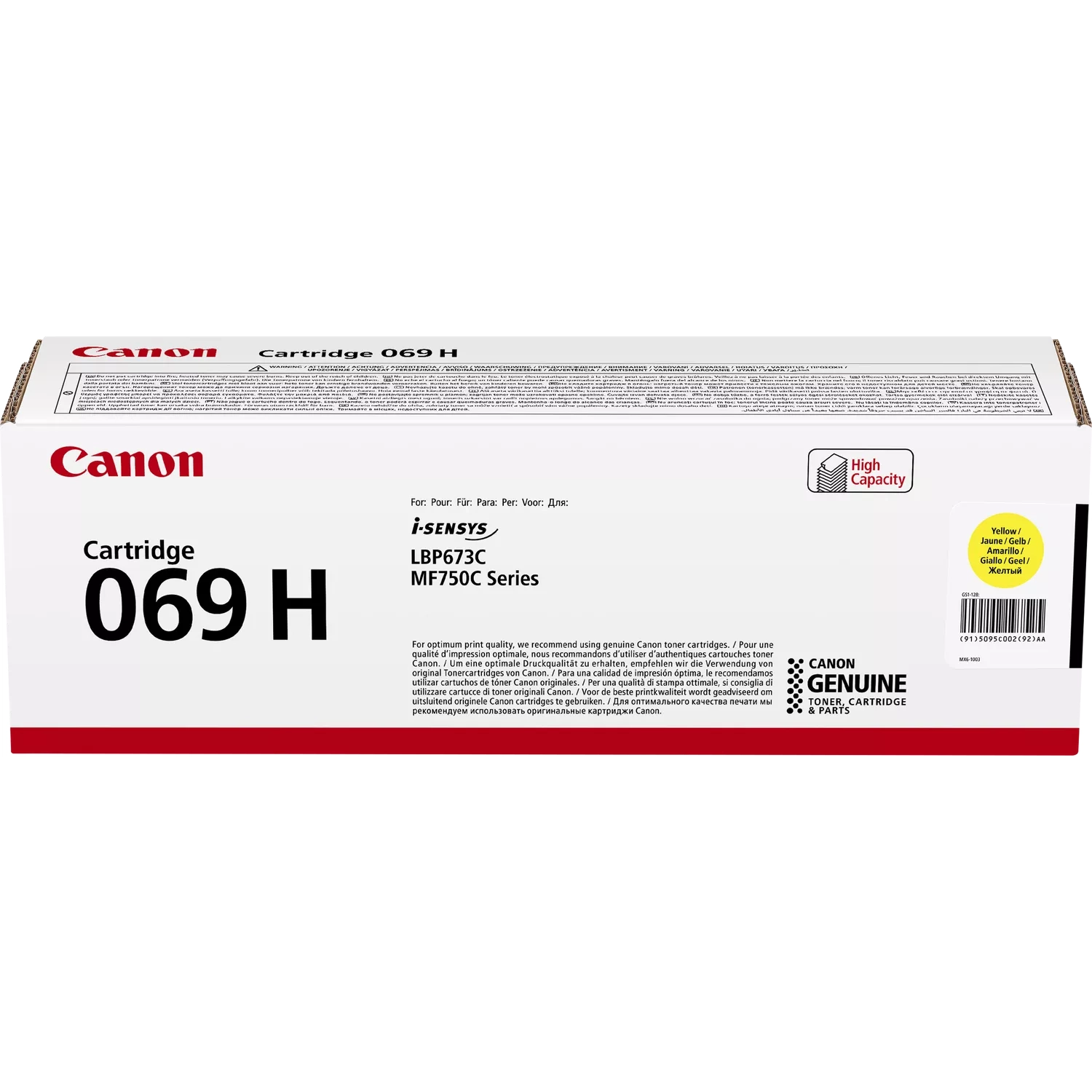 Toner Canon CRG-069H Żółty