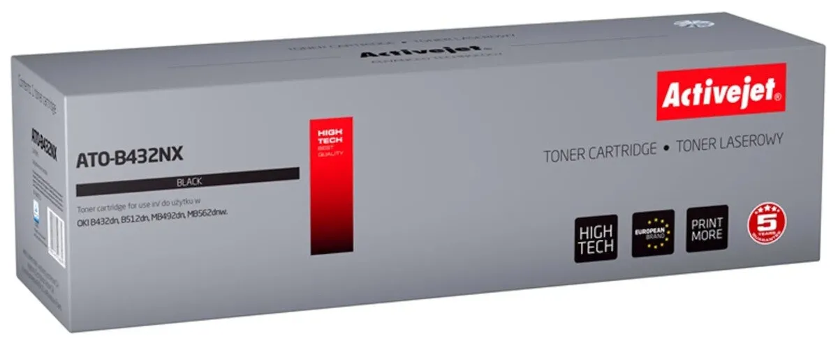 Toner ActiveJet ATO-B432NX (zamiennik 45807111) Czarny