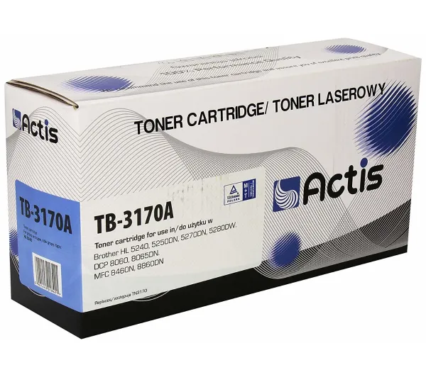 Actis TB-3170A Toner do drukarki Brother, Zamiennik Brother TN-3170;  Standard;  7000 stron;  czarny.