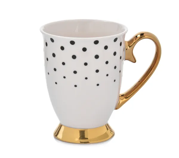 Ambition porcelanowy Diana Glod 300 ml kropki