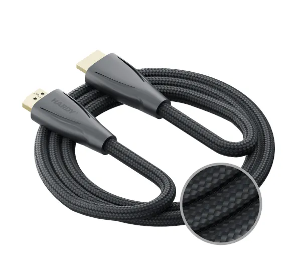 3mk Hardy Ultra High Speed 48Gbps 8K60Hz 4K120Hz eARC VRR ALLM HDMI 2.1 1,5m Czarny