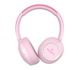Słuchawki bezprzewodowe Garett Astro Wave ANC Nauszne Dla dzieci Bluetooth Różowy