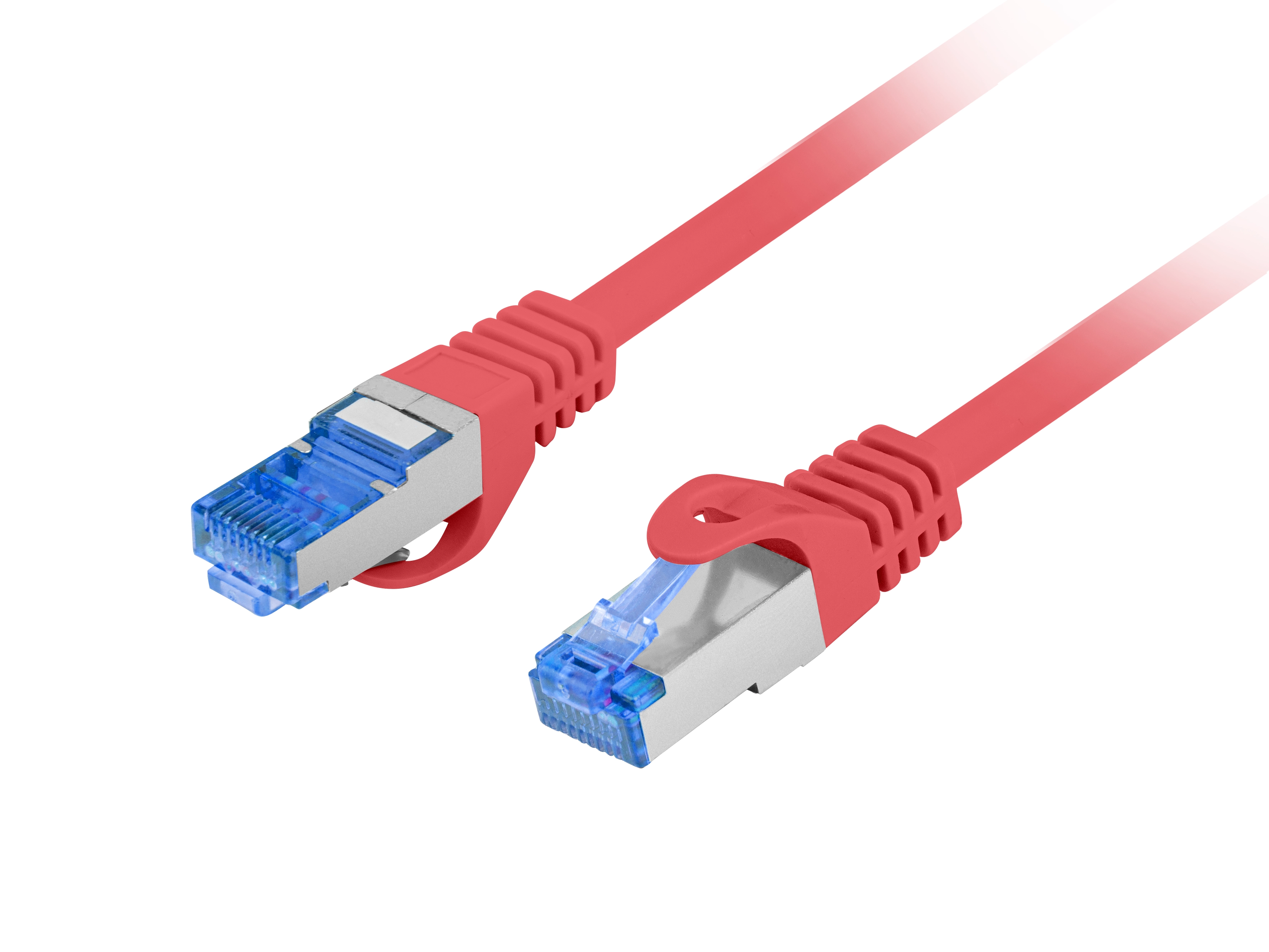 Kabel sieciowy Lanberg PCF6A-10CC-1000-R 10m Czerwony