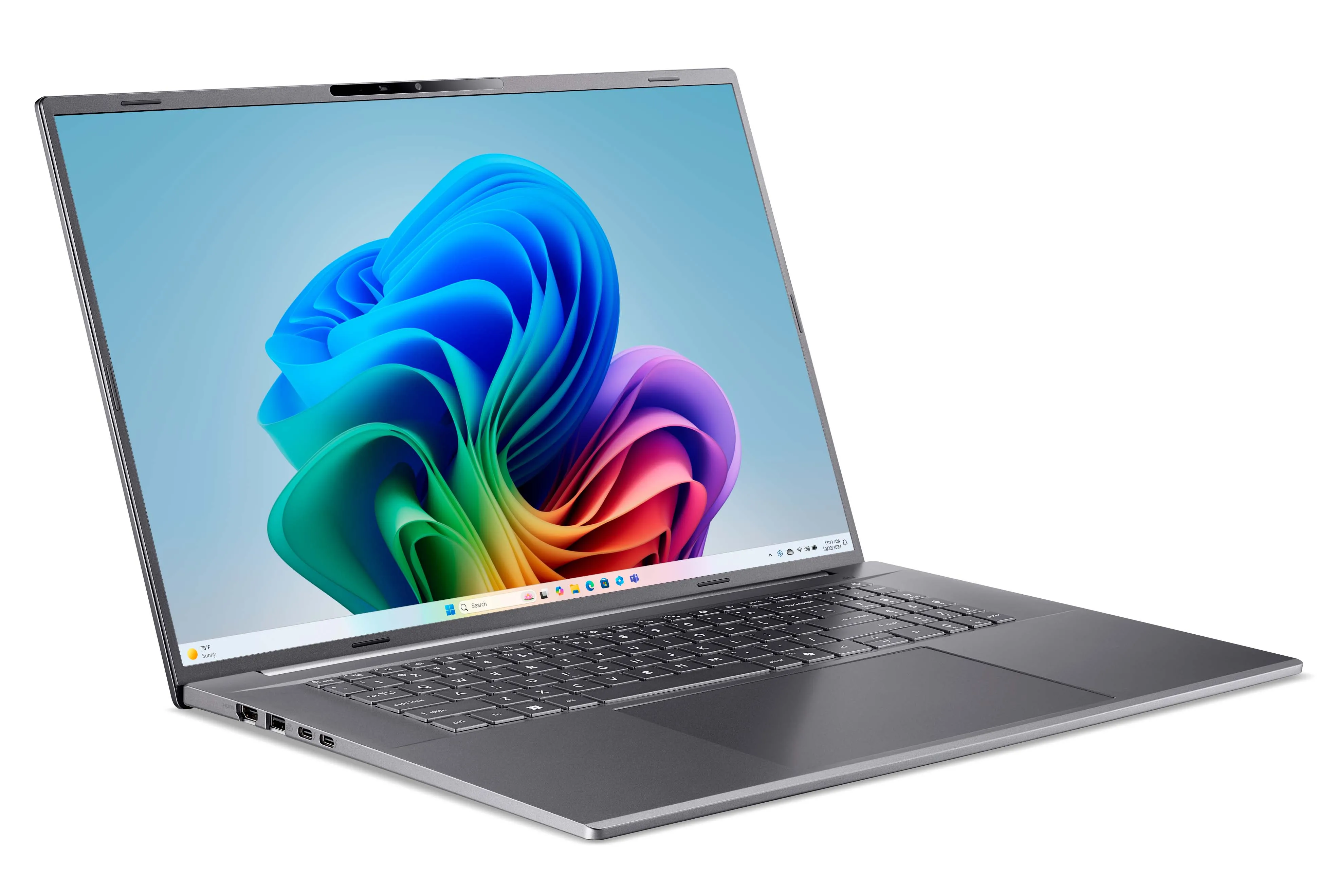 Laptop Acer Aspire 18 AI A18-I71M 18" Ultra 5 325 16GB RAM 512GB Dysk SSD Win11 Szary Funkcje AI