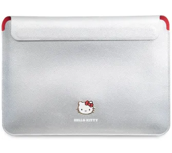 Etui na laptop Hello Kitty Metal Logo 14" Srebrny