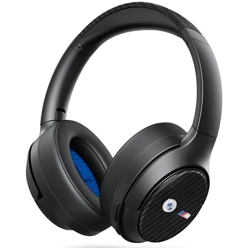 Słuchawki bezprzewodowe BMW Encmetal Logos ANC Nauszne Bluetooth 5.3 Czarny