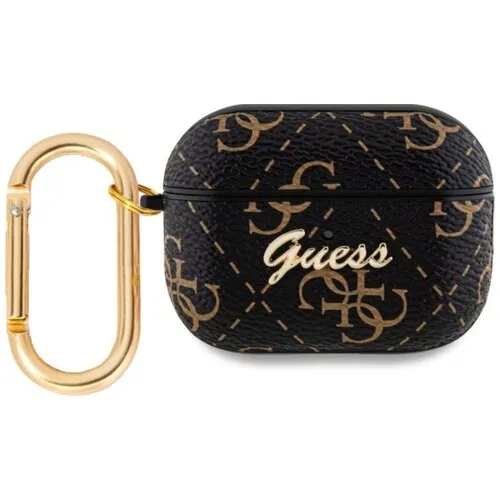 Etui na słuchawki Guess 4G Hook do Apple AirPods Pro 2 Czarny