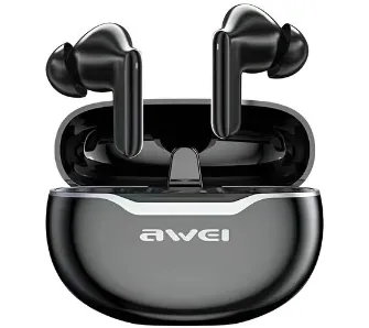 Słuchawki bezprzewodowe Awei T50 TWS Dokanałowe Bluetooht 5.3 Czarny
