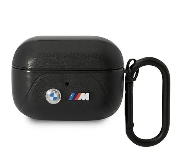 BMW Leather Curved Line do Apple AirPods Pro Czarny