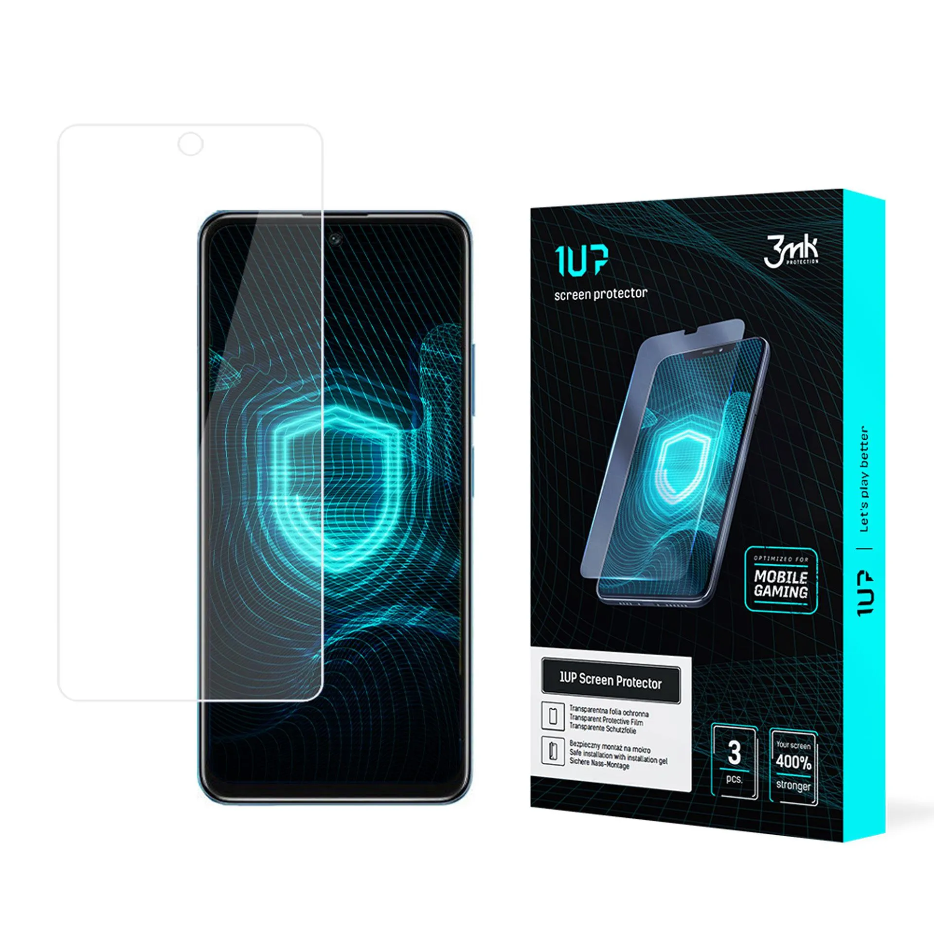 Folia ochronna 3mk 1UP protector ekranu 3 sztuki do Xiaomi Redmi Note 11S 5G POCO M4 Pro 5G