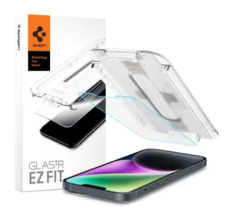 Szkło hartowane Spigen Glas.Tr EZ FIT do iPhone 17E / 16E / 14 / 13 / 13 Pro
