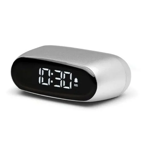 Budzik Lexon Minut Polished Aluminum LR154AP Aluminium
