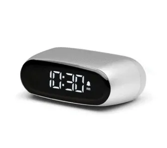Budzik Lexon Minut Polished Aluminum LR154AP Aluminium