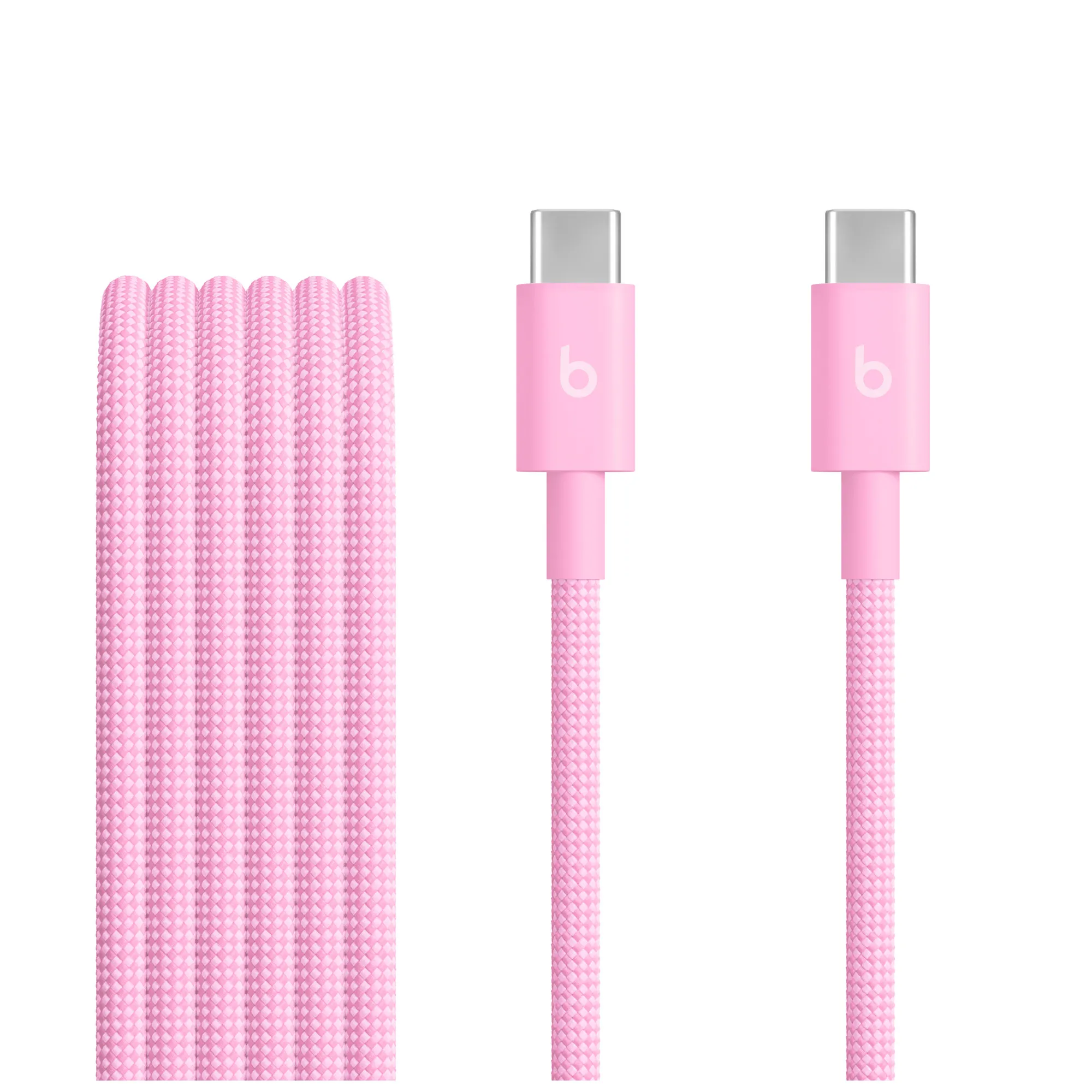 Kabel Beats Woven Cable USB-C do USB-C 60W 1,5m Różowy