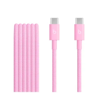Kabel Beats Woven Cable USB-C do USB-C 60W 1,5m Różowy