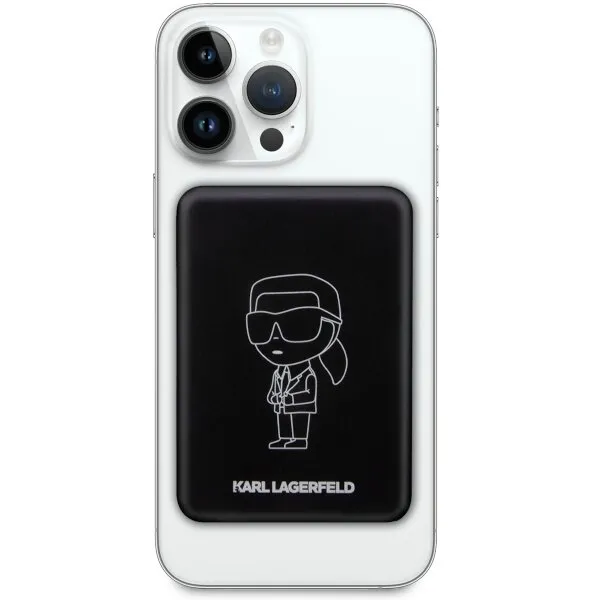 Powerbank Karl Lagerfeld Ikonik MagSafe 5W 3000mAh Czarny
