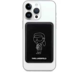 Powerbank Karl Lagerfeld Ikonik MagSafe 5W 3000mAh Czarny