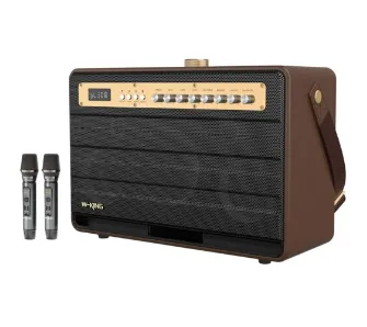 Głośnik Bluetooth W-KING K6L-BRN 120W Brązowy