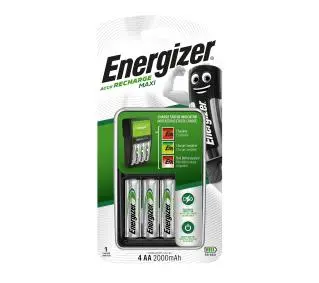 Energizer Maxi + 4 akumulatory AA 2000 mAh