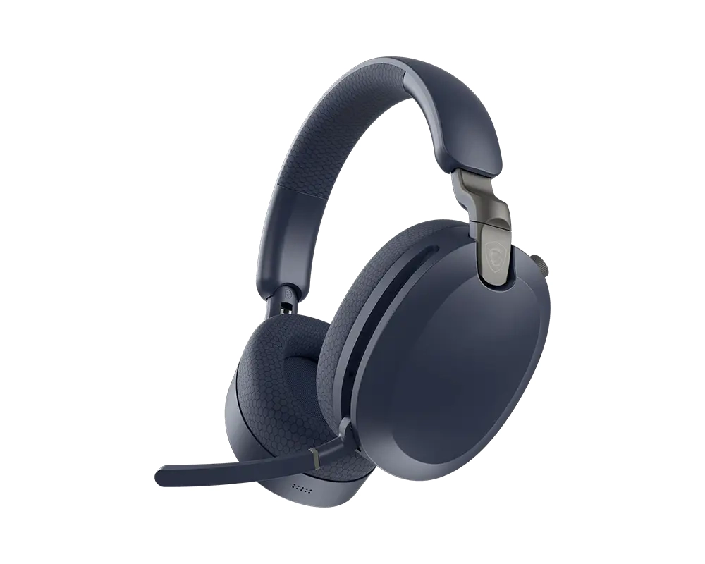 Słuchawki bezprzewodowe z mikrofonem MSI Maestro 500 Wireless Nauszne Niebieski