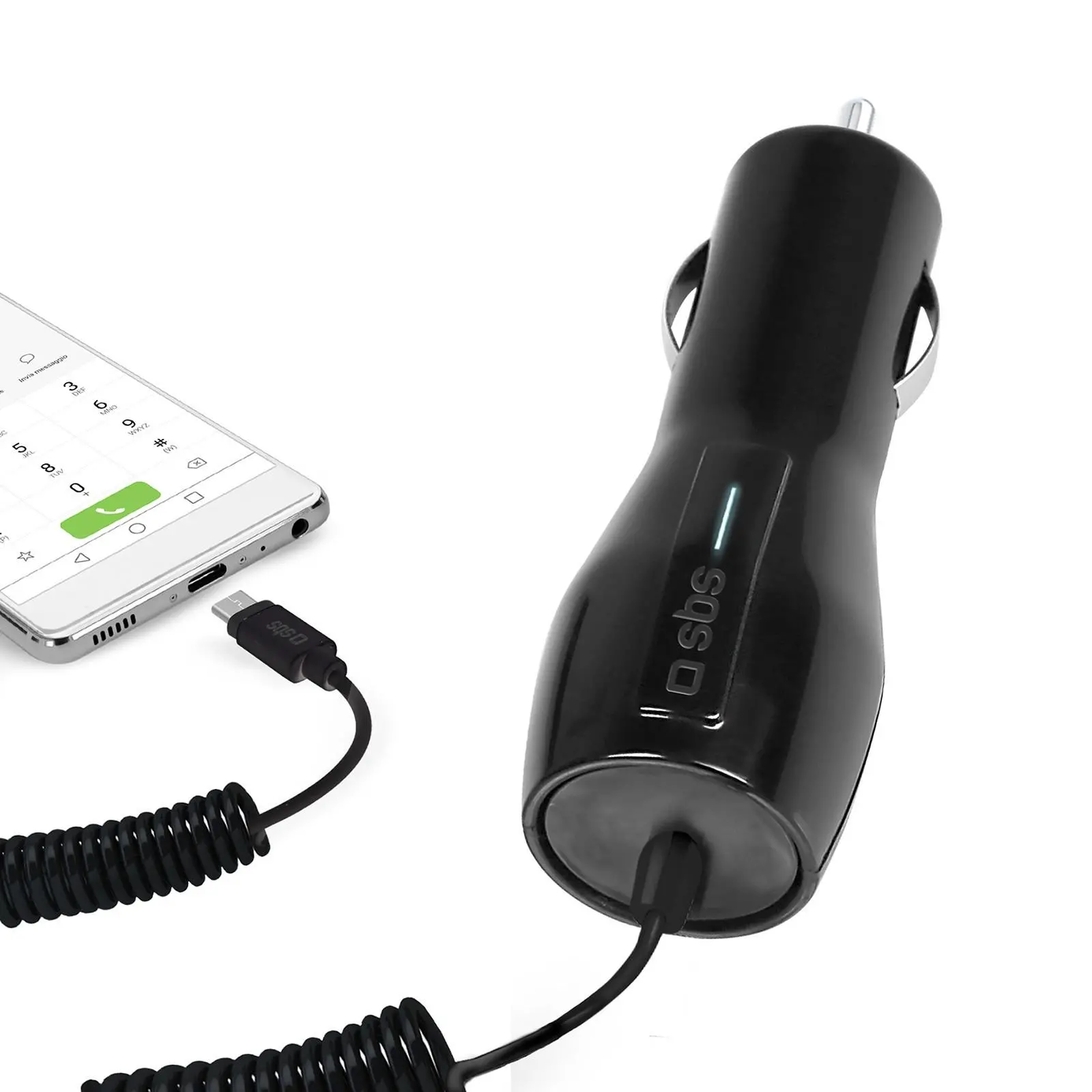 Ładowarka samochodowa SBS TECARTC3A Czarny