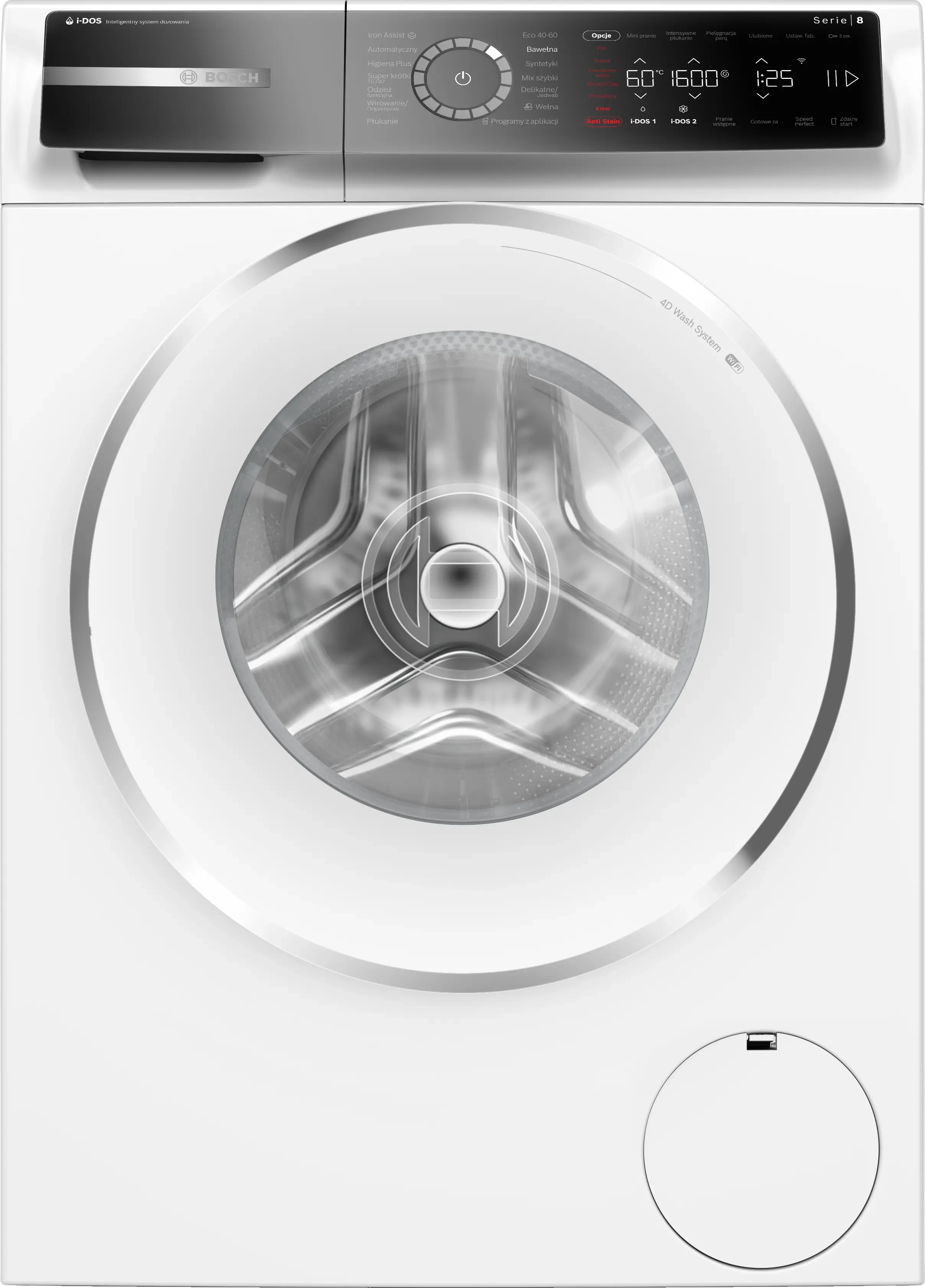 Pralka Bosch Serie 8 WGB256A9PL 10kg 1600 obr/min I-dos Zdalne sterowanie