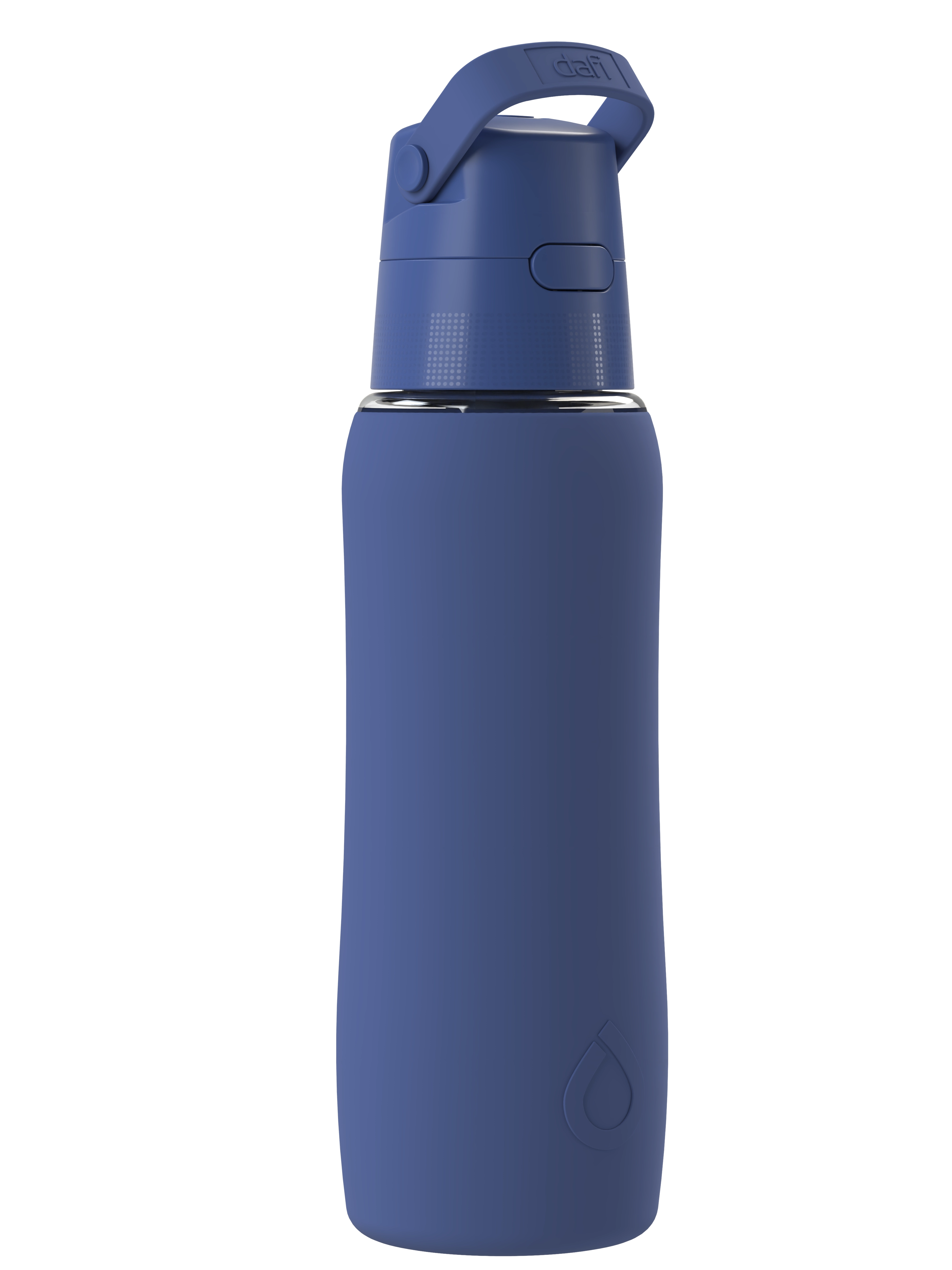 Butelka filtrująca Dafi Solid SiliconeFit 0,7l 1 wkład Navy Colbat