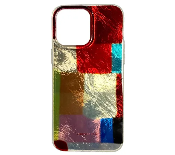 Phoneskin Kolorowa Kratka do iPhone 14 Pro Max Kolorowy