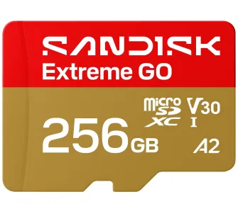Karta pamięci SANDISK EXTREME GO microSDXC 256GB 160MB/s
