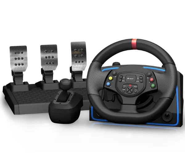 Tracer XRacer1080 7w1 z pedałami do PC, PS4, PS3, Xbox Series, Xbox One, Nintendo Switch, Android Force Feedback