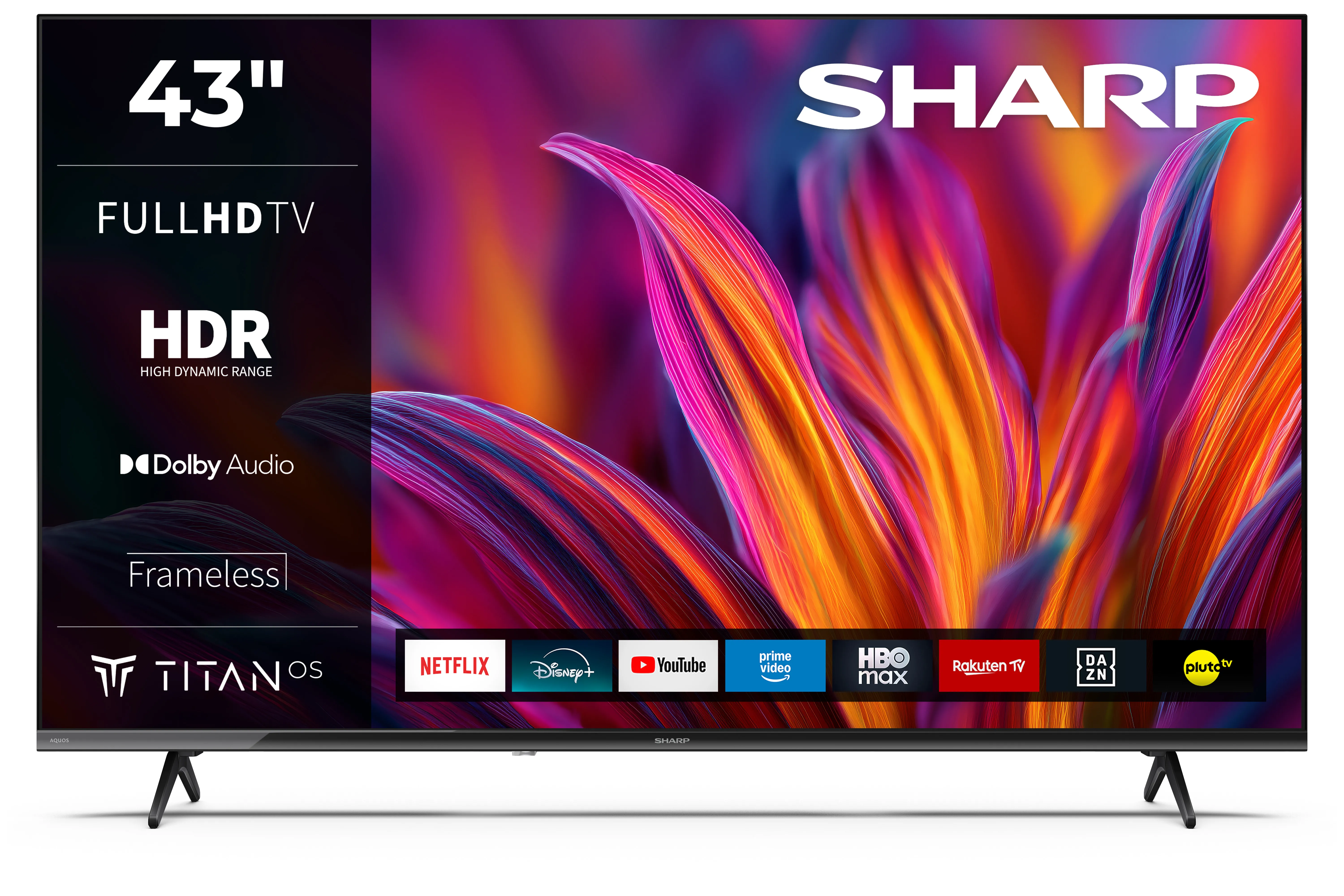 Telewizor Sharp 43JF2755E 43" Full HD Smart TV TitanOS DVB-T2