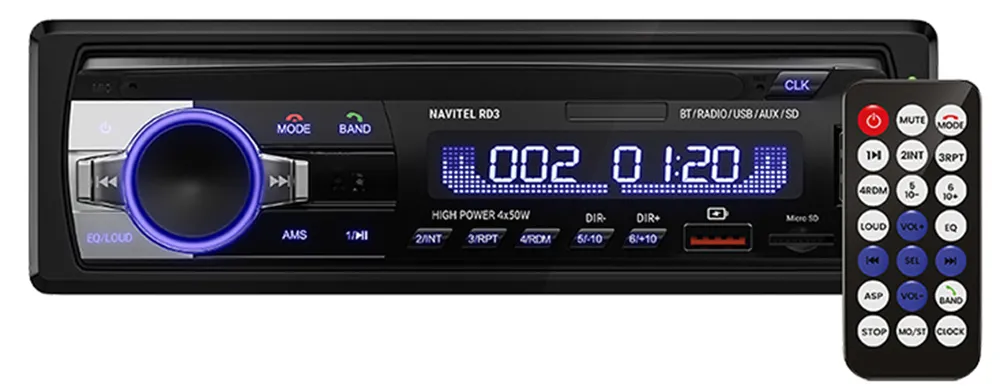 Radioodtwarzacz samochodowy Navitel RD3 z USB/SD 4x50W Bluetooth