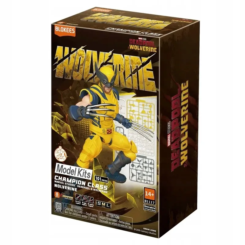 Model do składania Blokees Marvel Champion Class - Wolverine