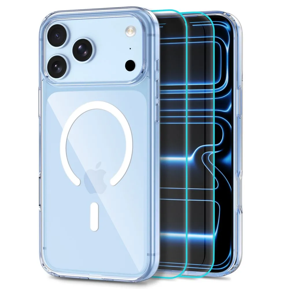 Zestaw ochronny Tech-Protect Flexair Hybrid + 2x Szkło do iPhone 18 Pro Max / 17 Pro Max Przezroczysty