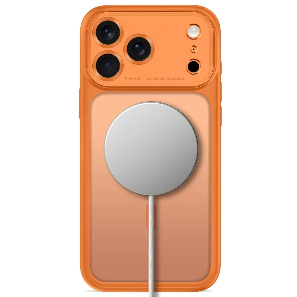 Etui Tech-Protect MagPeak Magsafe CC do iPhone 18 Pro Max / 17 Pro Max Pomarańczowy