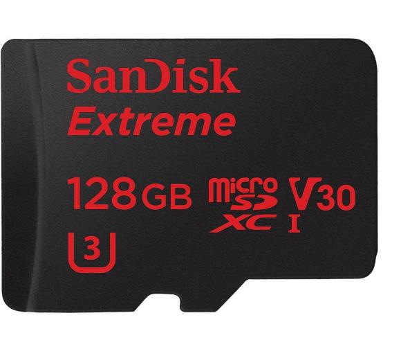 karta pamięci SanDisk Extreme MicroSDXC Class 10 128GB