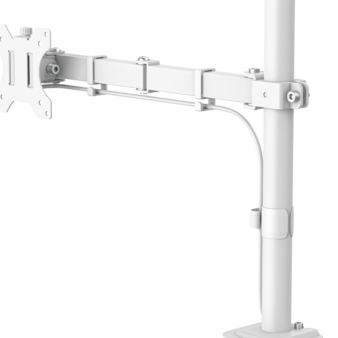 Uchwyt do monitora Hama 1 Ramię od 13" do 35" Max 15kg Biały
