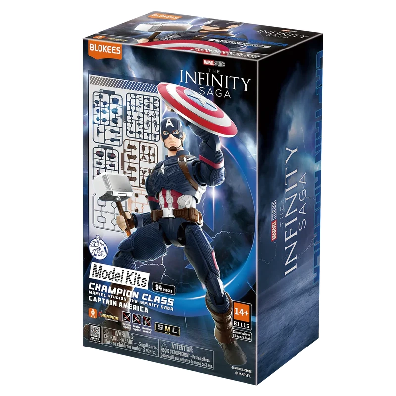 Figurka Blokees Marvel Infinity Saga - Champion Class 03 Captain America