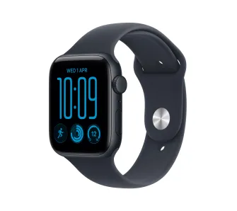 Apple Watch SE 3gen GPS + Cellular koperta 44mm z aluminium Północ pasek sportowy granat S/M 2026