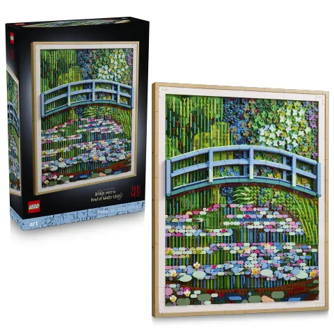 LEGO 31220 Art Claude Monet - Most nad stawem z liliami wodnymi