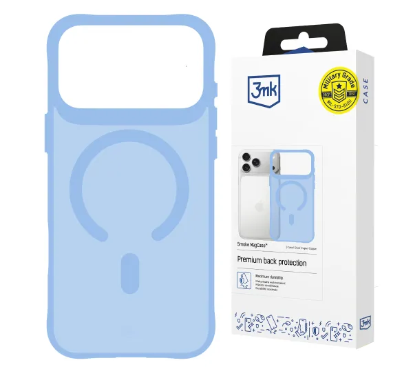 3mk Smoke MagCase do iPhone 18 Pro/ 17 Pro Niebieski