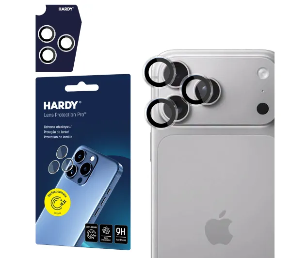 3mk HARDY Lens Protection Pro do iPhone 18 Pro / 18 Pro Max Srebrny