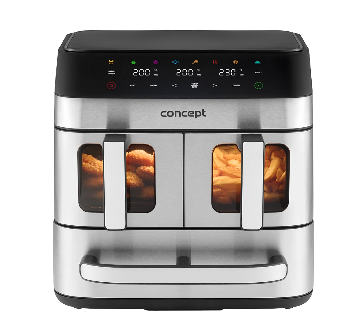 Air fryer Concept Pizza Trio FR9000 2700W 18,5l