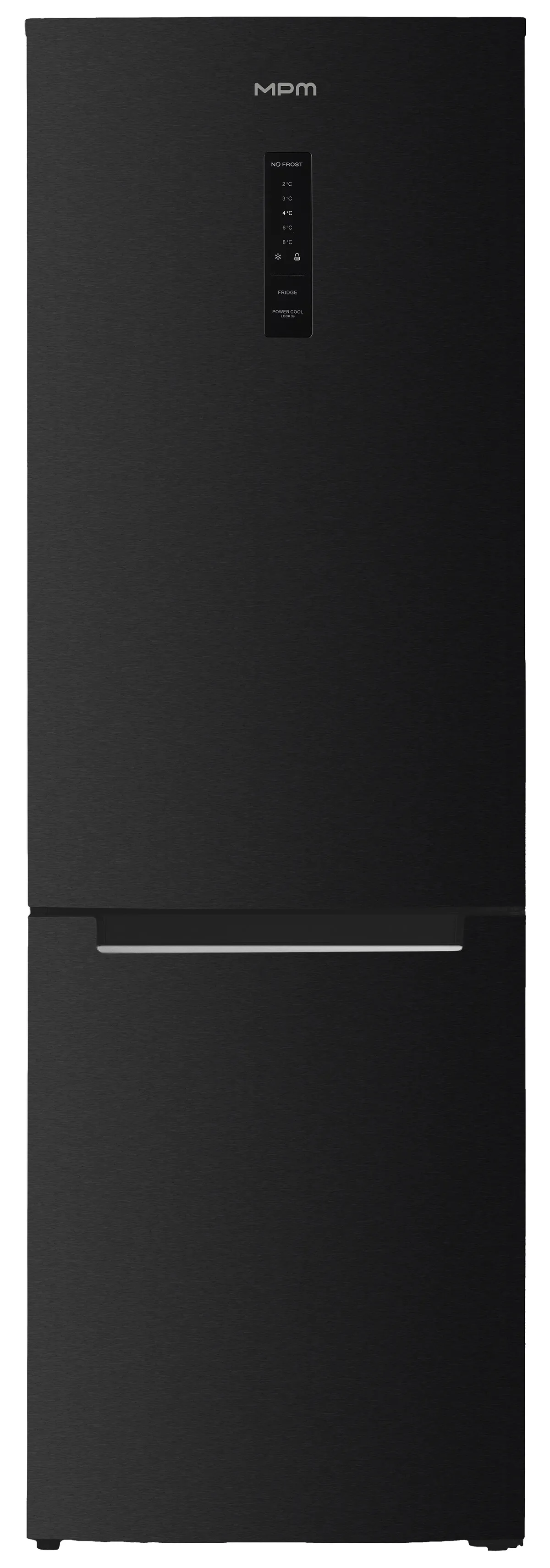 Lodówka MPM 312-FF-73/D Pełny No Frost 186cm Komora świeżości Ciemny inox