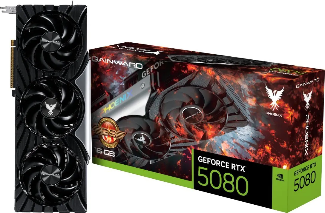 Karta graficzna Gainward GeForce RTX 5080 Phoenix GS 16GB GDDR7 256bit DLSS 4