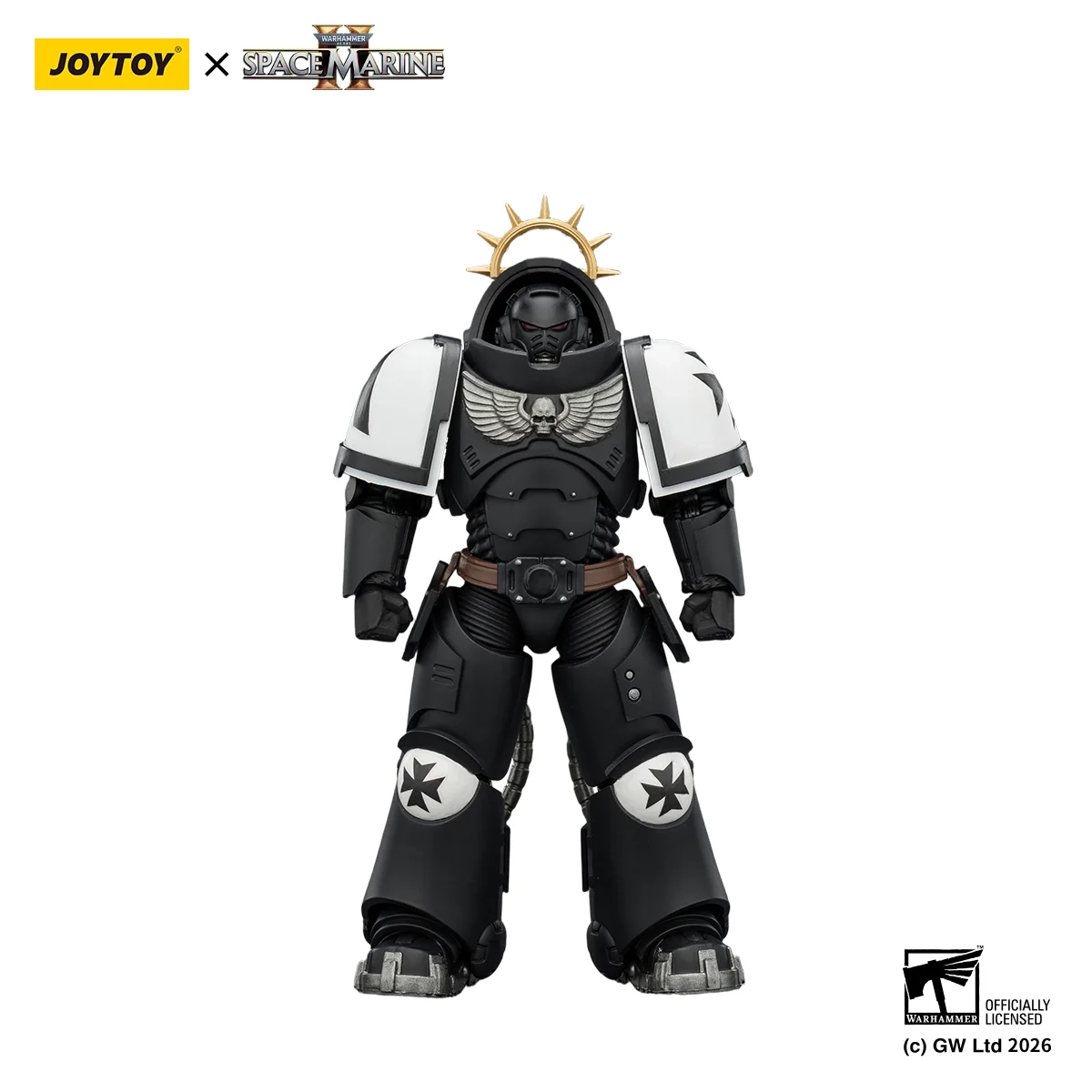 Figurka Joy Toy Warhammer 40k Space Marine 2 Black Templars Heavy Intercessor Game Edition
